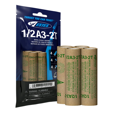Estes Rockets 1/2A3-2T Engines EST10011