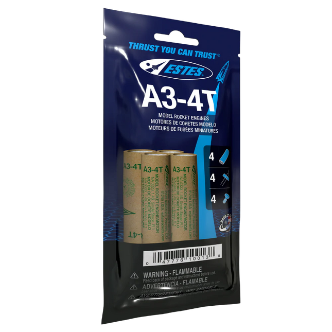 Estes Rockets A3-4T Engines EST10013