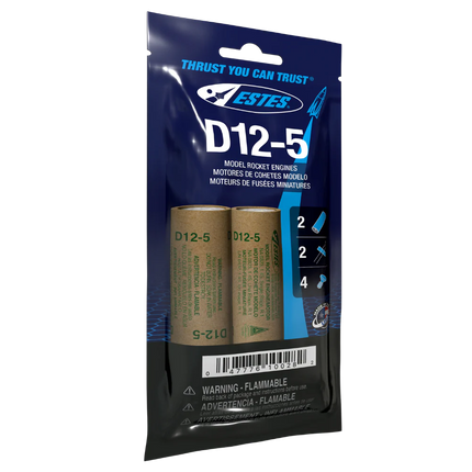 Estes Rockets D12-5 Engines EST10028