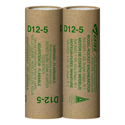 Estes Rockets D12-5 Engines EST10028