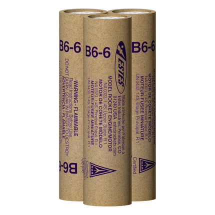 Estes Rockets B6-6 Engines EST10037