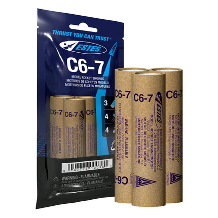 Estes Rockets C6-7 Engines EST10038