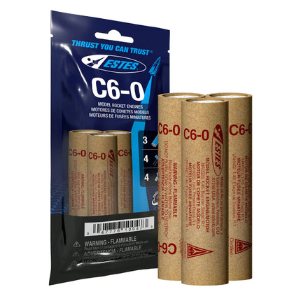 Estes Rockets C6-0 Engines EST10047