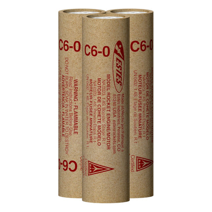 Estes Rockets C6-0 Engines EST10047