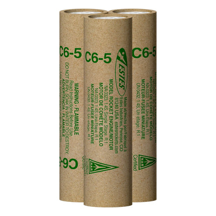 Estes Rockets C6-5 Engine Flight Pack EST10056