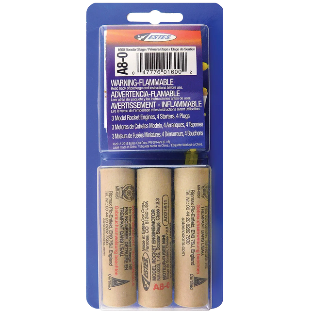Estes Rockets A8-0 Engines EST10045