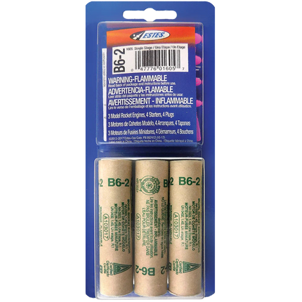Estes Rockets B6-2 Engines EST10020