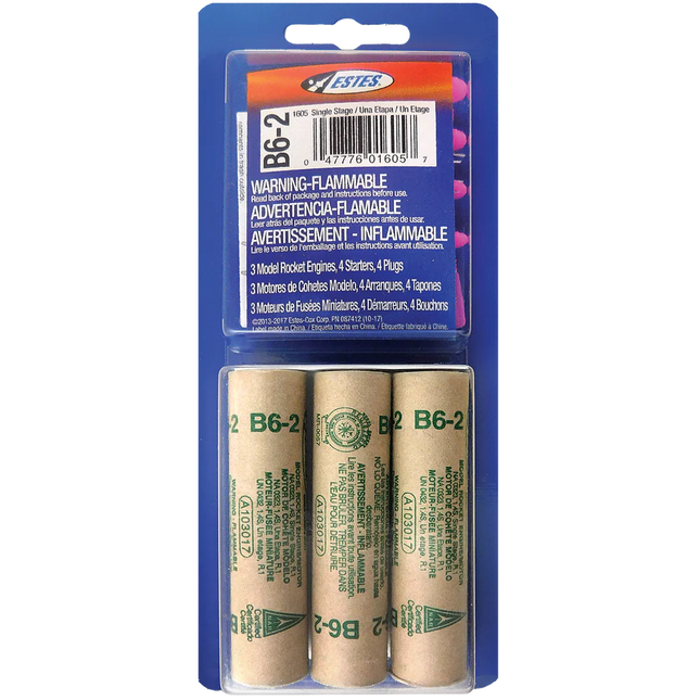 Estes Rockets B6-2 Engines EST10020
