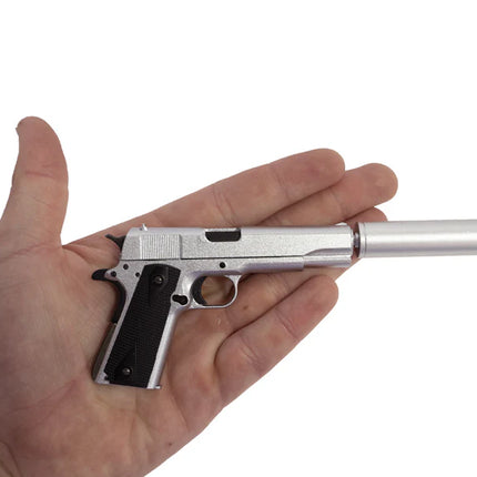 GoatGuns 1911 Suppressor - Silver GOA1911-SUPPRESSOR-S
