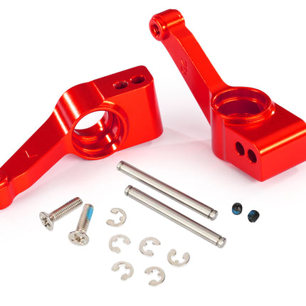 Traxxas 1952A Aluminum Rear Stub Axle Carriers Red TRA1952A