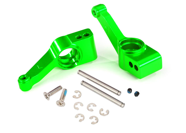 Traxxas 1952G Aluminum Stub Axle Carriers Green TRA1952G