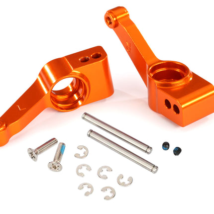 Traxxas 1952T Aluminum Stub Axle Carriers Orange TRA1952T