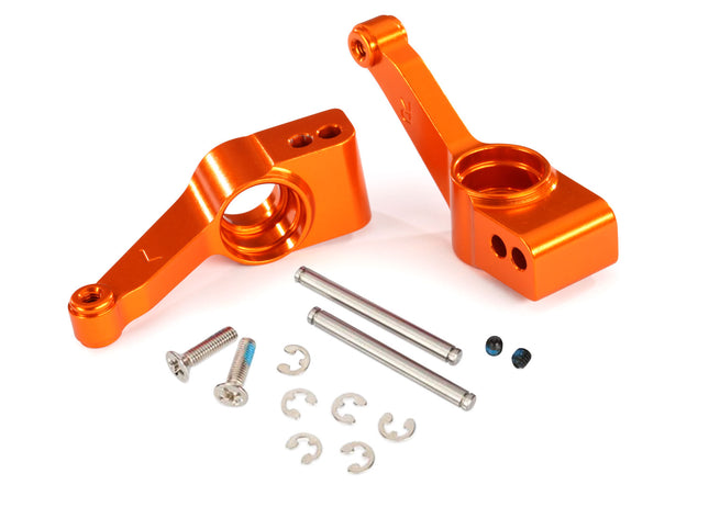 Traxxas 1952T Aluminum Stub Axle Carriers Orange TRA1952T