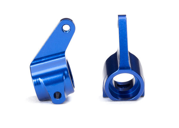 Traxxas 3636A Aluminum Steering Blocks w/Ball Bearings Blue TRA3636A