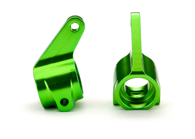Traxxas 3636G Aluminum Steering Blocks w/Ball Bearings Green TRA3636G