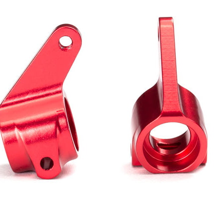 Traxxas 3636X Aluminum Steering Blocks w/Ball Bearings Red TRA3636X