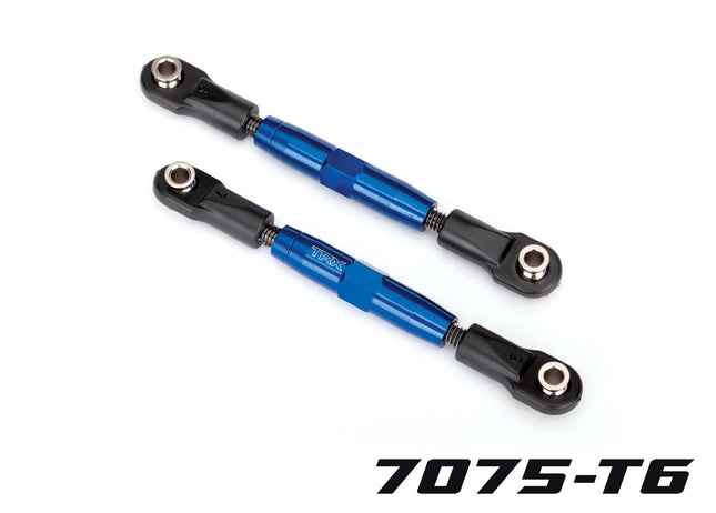 Traxxas 3643X Aluminum 49mm Camber Link Turnbuckle Blue TRA3643X