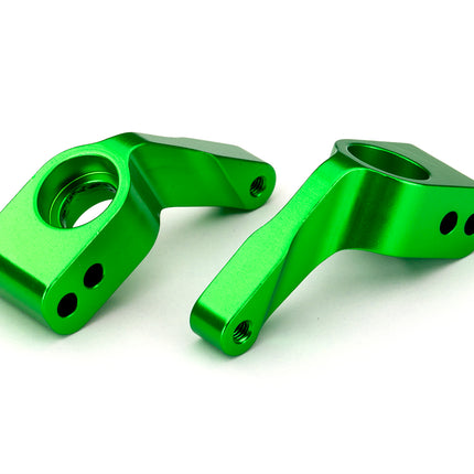 Traxxas 3652G Aluminum Stub Axle Carriers Green TRA3652G