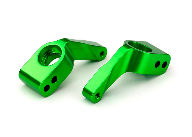 Traxxas 3652G Aluminum Stub Axle Carriers Green TRA3652G
