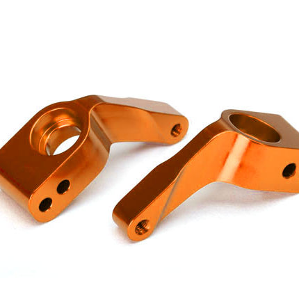 Traxxas 3652T Alum Rear Stub Axle Carriers Orange TRA3652T