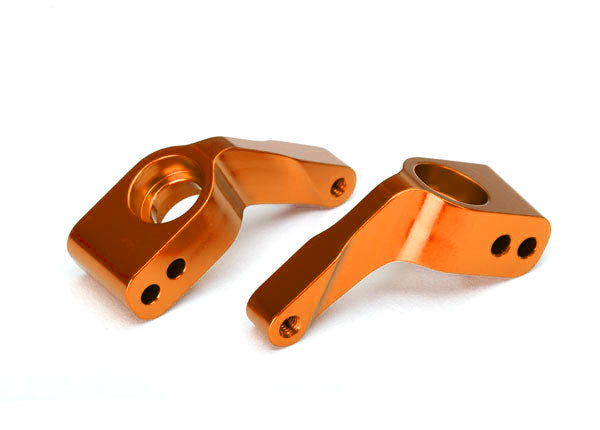 Traxxas 3652T Alum Rear Stub Axle Carriers Orange TRA3652T