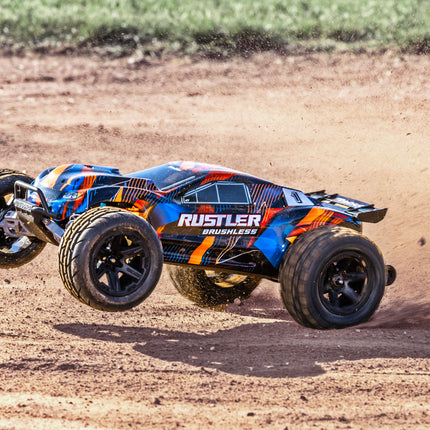 Traxxas 37454-4 Rustler 2WD Brushless Stadium Truck TRA37454-4