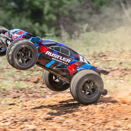 Traxxas 37454-4 Rustler 2WD Brushless Stadium Truck TRA37454-4