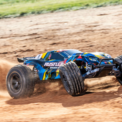 Traxxas 37454-4 Rustler 2WD Brushless Stadium Truck TRA37454-4