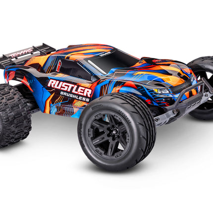 Traxxas 37454-4 Rustler 2WD Brushless Stadium Truck TRA37454-4