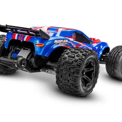 Traxxas 37454-4 Rustler 2WD Brushless Stadium Truck TRA37454-4