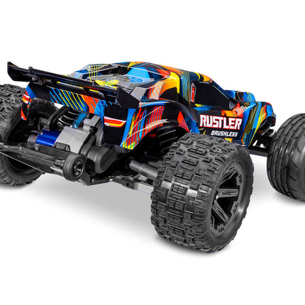 Traxxas 37454-4 Rustler 2WD Brushless Stadium Truck TRA37454-4