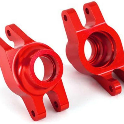 Traxxas 8952R Maxx Aluminum Hub Carriers Red TRA8952R