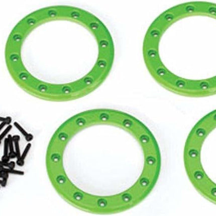 Traxxas 8169G Aluminum 1.9" Beadlock Rings Green (4)