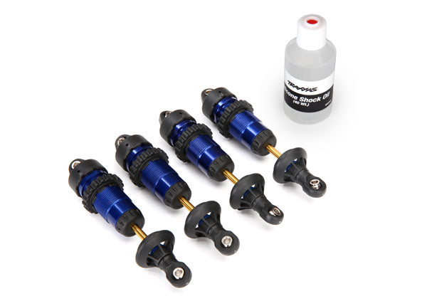 Traxxas 5460A Aluminum GTR Shock Set Blue (4) TRA5460A