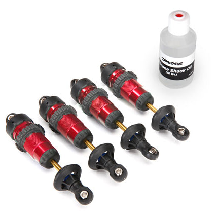 Traxxas 5460R Aluminum GTR Shock Set Red TRA5460R