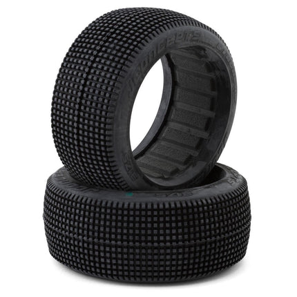 JConcepts 3175-02 Stalkers 1/8 Buggy Tire (2) (Green) JCO317502