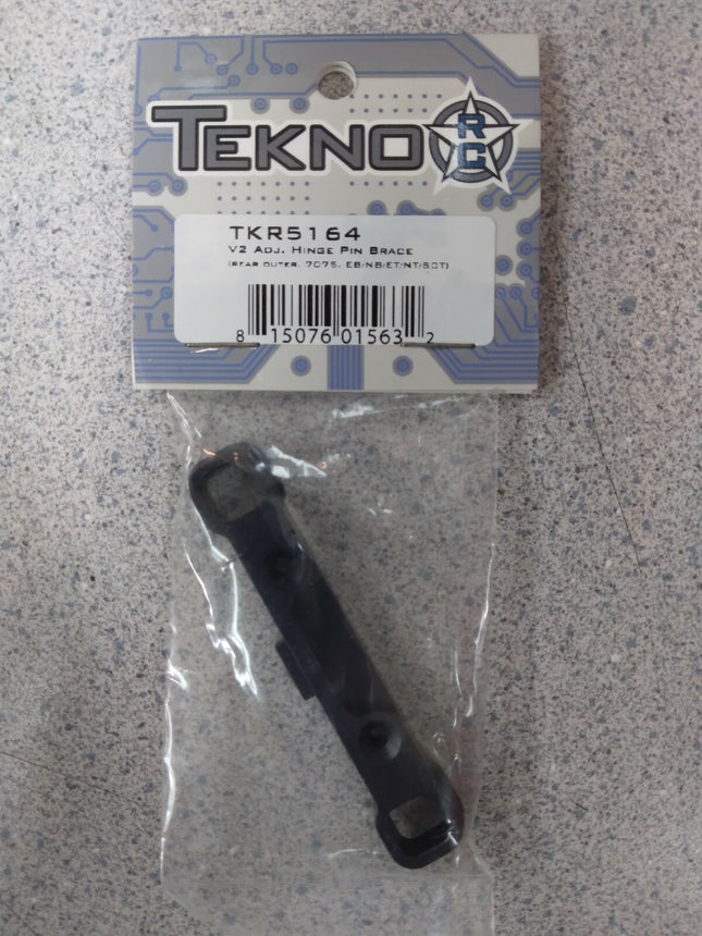 Tekno RC Aluminum V2 "D" Block Adjustable Hinge Pin Brace TKR5164 New!!