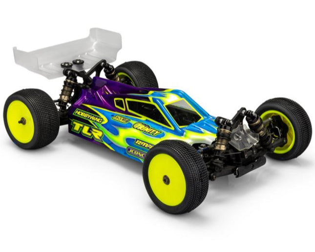 JConcepts 0495 Losi 22X-4 "P2" 1/10 Buggy Body w/Carpet Wing (Clear) JCO0495