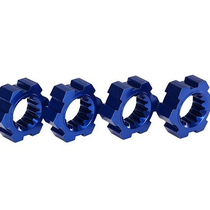 Traxxas X-Maxx Aluminum Wheel Hex Hub Blue (4) 7756X New!!