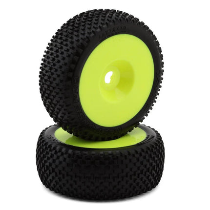 Traxxas 9074-YLW Jato 4x4 Response Pro Pre-Mounted Tires w/Dish Wheels Yellow