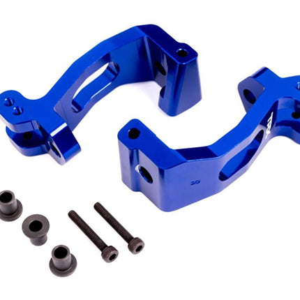 Traxxas Sledge Aluminum Caster Blocks Left & Right Blue TRA9532X