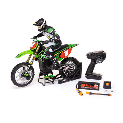 Losi Promoto-MX RTR 1/4 Brushless Dirt Bike Pro-Circuit Battery/Charger Combo