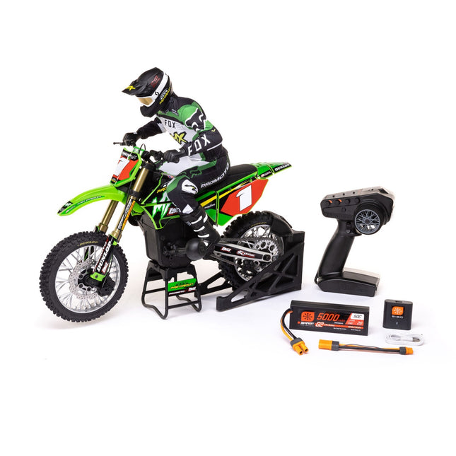 Losi Promoto-MX RTR 1/4 Brushless Dirt Bike Pro-Circuit Battery/Charger Combo