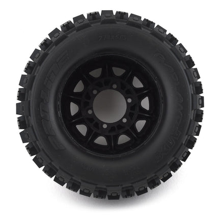 Pro-Line 1/10 Badlands MX28 F/R 2.8" MT Tires MTD 12mm/14mm Black Raid