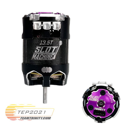 Trinity Slot Machine 13.5T TEAM SPEC Brushless Motor w/TEP1119 Rotor TEP2021T