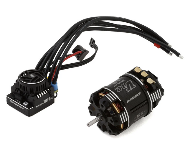 Hobbywing 38020451 XR10 Pro G3 Sensored Brushless ESC/V10 G3 Motor Combo 7.5T