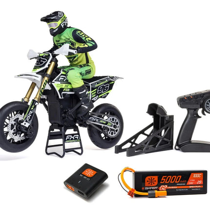 Losi 1/4 Promoto-SM FXR Supermoto Motorcycle RTR Battery/Charger Included White