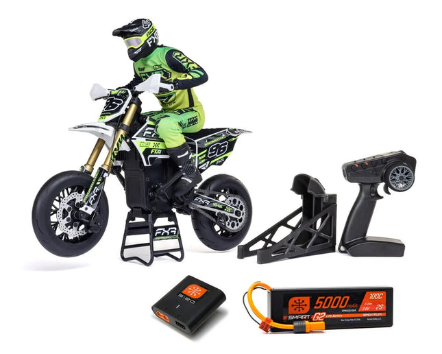 Losi 1/4 Promoto-SM FXR Supermoto Motorcycle RTR Battery/Charger Included White