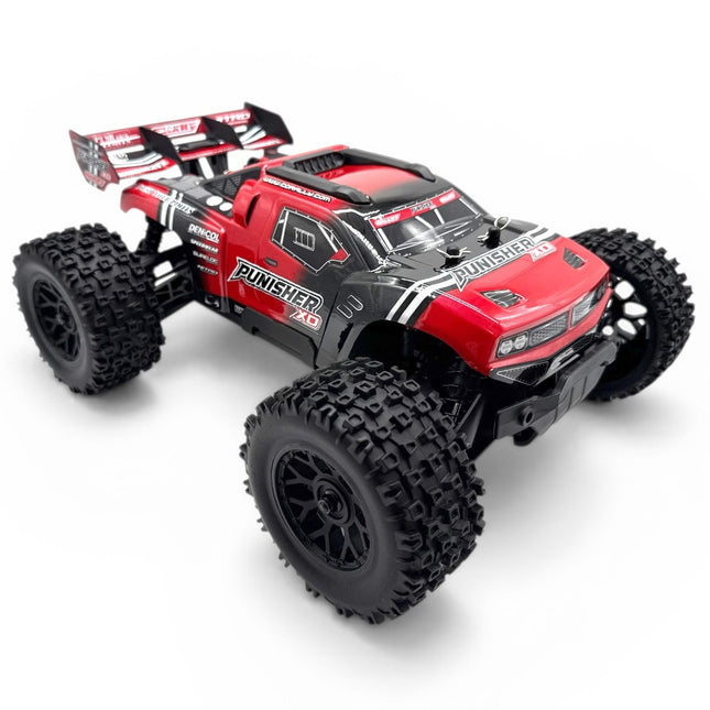 Team Corally Punisher XD 4WD 2S Small Scale RTR Monster Truck Red C-00231-R