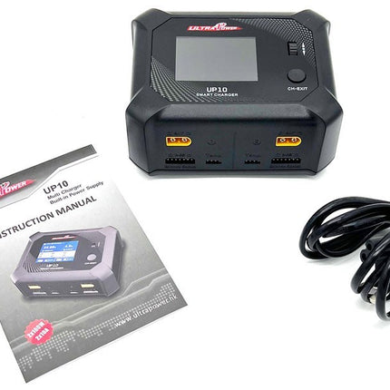 Ultra Power UP10 AC 100W / DC 2X100W Dual Port Multi-Chemistry Charger UPTUP10